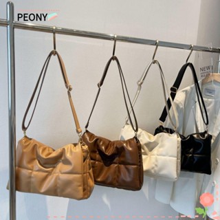 Peonypavilion กระเป๋าสะพายข้าง หนัง Pu หรูหรา