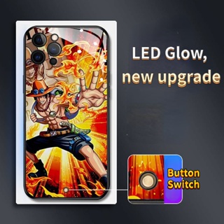 Mg เคสโทรศัพท์มือถือแบบแก้ว มีไฟกระพริบ LED เปิดใช้งานด้วยเสียง สําหรับ iPhone 14Promax 14Plus 13Promax 12ProMax 7plus 8plus XR XS X XSMAX 11ProMax 11pro