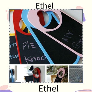 Ethel1 ป้ายไม้แขวนประตู แบบสองด้าน สําหรับโรงแรม