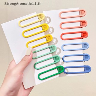 Strongaromatic กิ๊บติดผมโลหะ ไล่โทนสี สีแคนดี้ 3 ชิ้น