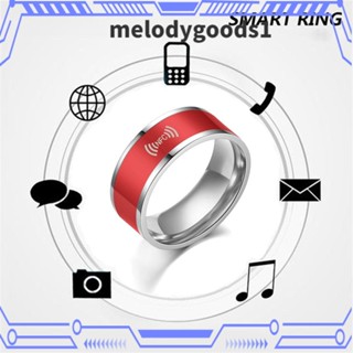 Melodygoods1 NFC แหวนสวมนิ้วมือ ลายมังกร กันน้ํา อุปกรณ์โทรศัพท์ Android อัจฉริยะ