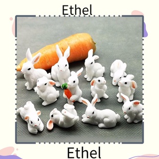 Ethel1 ฟิกเกอร์กระต่ายอีสเตอร์ ขนาดเล็ก น่ารัก สําหรับตกแต่งสวนอีสเตอร์