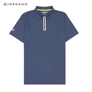 GIORDANO เสื้อโปโลผู้ชาย Mens Slim Fit Polo 01013273