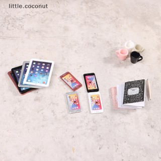 [little.coconut] โคมไฟตั้งโต๊ะ 1:12 อุปกรณ์เสริม สําหรับตกแต่งบ้านตุ๊กตา แล็ปท็อป โทรศัพท์ แท็บเล็ต หนังสือ แก้วน้ํา