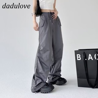 DaDulove💕 New American Ins High Street Hip-hop Tooling Casual Pants Niche High Waist Wide Leg Pants Trousers