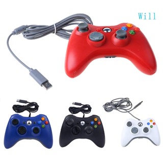 Will จอยสติ๊กควบคุมเกม แบบใช้สาย USB สําหรับ Xbox 360