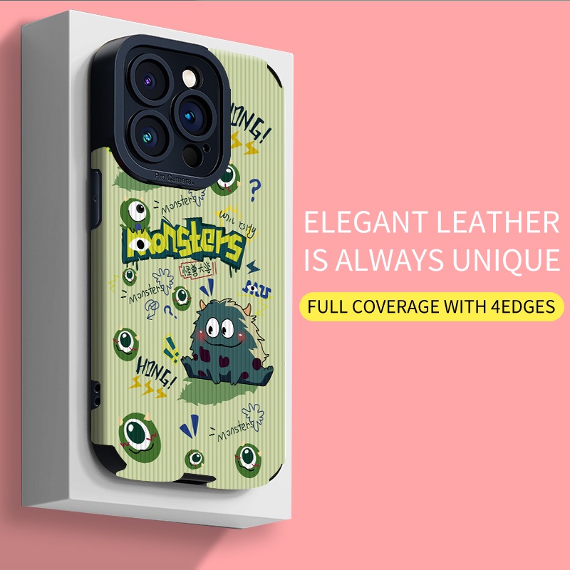 ปลอกหนังสําหรับVivo V29 V27 V27e V25 V23 V23e V30 V40 Pro Y19 Y78 Y39 Y36 Y27 Y17 Y15 Y12 Y20s Y15A iQOO 9 Z7Xน่ารักการ์ตูนกรณีนุ่ม | ZD B087 - รูปที่ 5