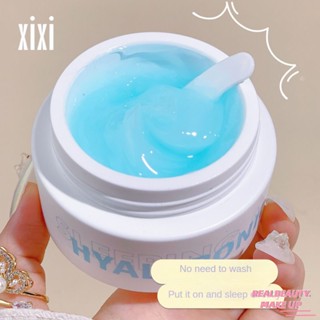 XIXI Hyaluronic Acid Sleeping Mask Hydrating Moisturizing Skin Color ใช้ Mask เพื่อซ่อมแซมผิวแห้ง Daily Spoon With Spoon [realbeauty]