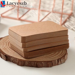 Lacyeszb การ์ดโน้ตเปล่า แฮนด์เมด DIY สําหรับนักเรียน