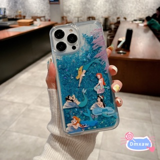 เคสโทรศัพท์มือถือ TPU แบบกลิตเตอร์ในของเหลว ลายนางเงือก หรูหรา สําหรับ Huawei P60 P50 P50E P40 P30 P20 Pro P20 P30 Lite Honor 8C Y5 Y6 2019