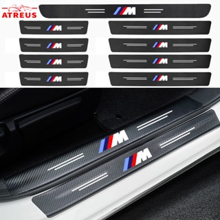 M Power สติกเกอร์​กันรอยชายบันไดติดรถ กันรอยบันไดรถ กันรอยขีดข่วน​ สำหรับ BMW G20 F10 E46 F30 E39 G30 E60 E90 X1 E84 645ci E63 E36 E30 X3 F25 X3 G01 X1 F48 F32 F34 E92 G22 F44 IX3 I4 IX Car Threshold stickers to prevent trampling