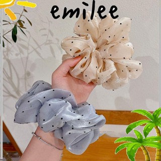 Emilee ที่คาดผม ผ้าชีฟอง ลายจุด ขนาดใหญ่ แฟชั่นใหม่ สําหรับผู้หญิง