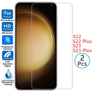 ฟิล์มกระจกนิรภัยกันรอยหน้าจอ สําหรับ samsung galaxy s22 s23 plus 5g s 22 23 22s 23s s22plus s23plus pro