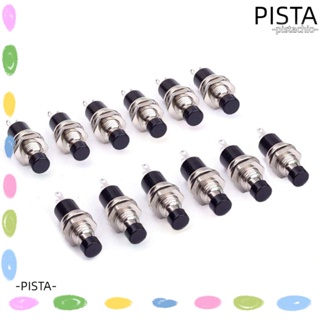 Pista สวิตช์ชั่วขณะ พลาสติก 7 มม. 2 Pins SPST 1A 250V AC คุณภาพสูง 12 ชิ้น