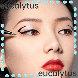 Eucalytus1 ปากกาอายไลเนอร์ สีดํา ติดทนนาน ​ปากกาแต่งตา แบบบางพิเศษ หัวคู่ สําหรับแต่งหน้า