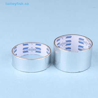 Tuilieyfish เทปสติกเกอร์ฟอยล์อลูมิเนียม กันน้ํามัน ทนอุณหภูมิสูง มีกาวในตัว สําหรับติดตกแต่งห้องครัว