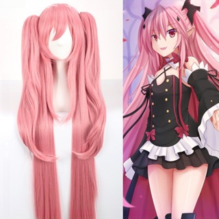 Krul Tepes วิกผมหางม้าคอสเพลย์ วิกผมยาวตรง Owari No Seraph Of The End 100 ซม. สําหรับปาร์ตี้ฮาโลวีน