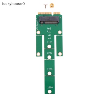 Luckyhouse0^^ อะแดปเตอร์แปลงการ์ดโซลิดสเตท M.2 NGFF เป็น Msata B KEY Protocol M.2 NGFF เป็น Msata