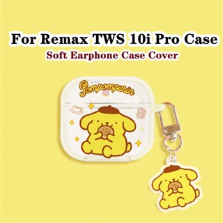 【Ĕĕ】เคสหูฟังนิ่ม แบบใส ลายการ์ตูน เรียบง่าย สําหรับ Remax TWS 10i Pro Remax TWS 10i Pro