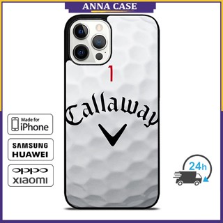 เคสโทรศัพท์มือถือ ลาย Callaways Golf Ball สีขาว สําหรับ iPhone 14 Pro Max 13 Pro Max Samsung Galaxy Note10+ S21Ultra