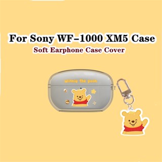 【ของแท้ บูติก】เคสหูฟัง แบบนิ่ม แบบใส ลายการ์ตูน สําหรับ Sony WF-1000 XM5 WF-1000 XM5