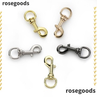 Rosegoods1 ตะขอสแน็ป โลหะ 5 สี 60*20 มม. อุปกรณ์เสริม สําหรับกระเป๋าเดินทาง 4 ชิ้น