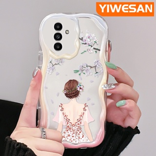 เคสโทรศัพท์มือถือ ซิลิโคนใส กันกระแทก ลายผู้หญิงสวย สีสันสดใส สําหรับ Samsung galaxy A13 A13 5G A04s A14