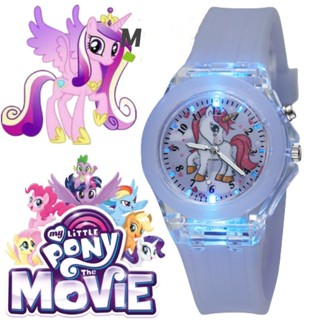 นาฬิกาข้อมือดิจิทัล พร้อมไฟ LED สายซิลิโคน ลายการ์ตูนยูนิคอร์น My Little Pony หลากสีสัน คุณภาพสูง สําหรับเด็กนักเรียนผู้ชาย และเด็กผู้หญิง