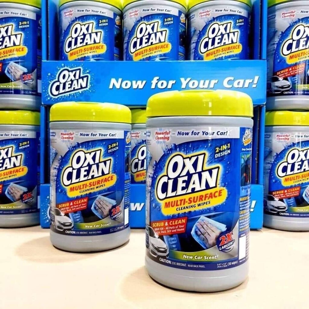 แผ่นทำความสะอาดภายในรถยนต์ Oxiclean multi-surface