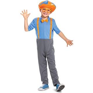 เครื่องแต่งกายคอสเพลย์ Blippi ภาษาอังกฤษ เหมาะกับงานปาร์ตี้ สําหรับเด็ก