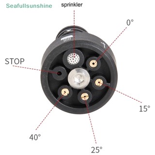 Seaf&gt; หัวฉีดพลาสติก 6 In 1 ปรับได้ 5 In 1 สําหรับหัวฉีดน้ํา ปืนฉีดน้ํา แรงดันสูง 1/4 นิ้ว