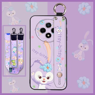 Waterproof Dirt-resistant Phone Case For Wiko Hi Enjoy60 Pro 5G protective Anti-knock ring Cute Cartoon Lanyard Durable