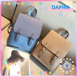 Daphs กระเป๋าสะพายไหล่ สะพายข้าง หนัง PU มีซิป ขนาดเล็ก แบบพกพา สีแดง สําหรับผู้หญิง