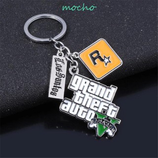 Mocho Game GTA V พวงกุญแจพิเศษ PS4 Xbox PC Game Birthday Gift Bag Pendant Game GTA Key Holder