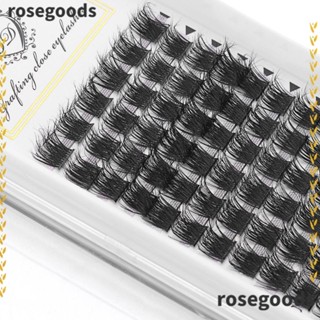 Rosegoods1 คลัสเตอร์ต่อขนตา แบบนุ่ม ยาว แฟชั่นสําหรับผู้หญิง