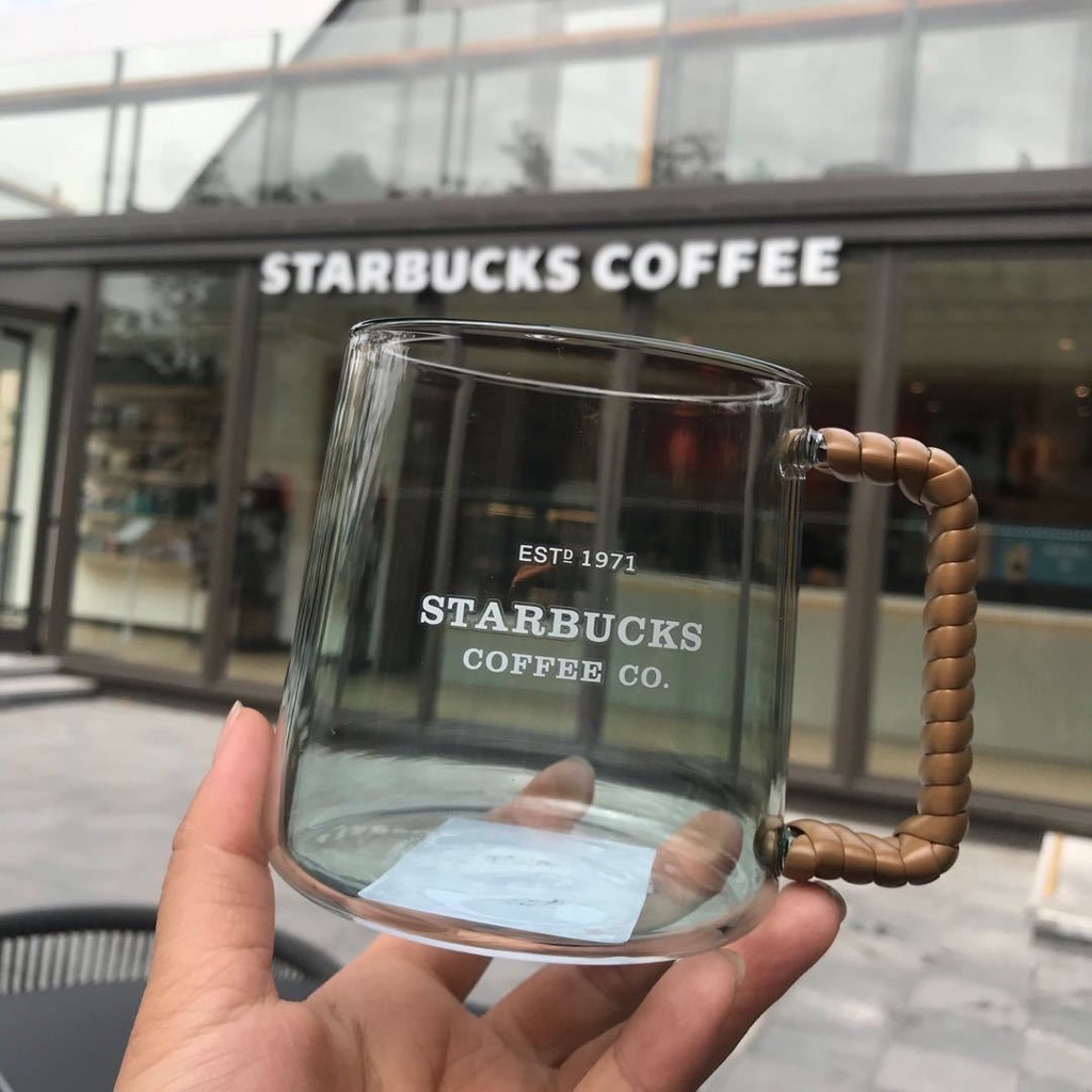 Starbucks แก้วกาแฟหวายใส ความจุขนาดใหญ่ 473 มล.