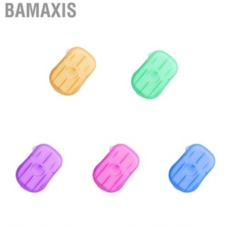 Bamaxis Disposable Soap Sheet Portable Travel Scented Hand Washing for Outdoor Camping Hiking