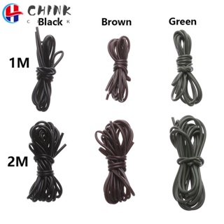 Chink เชือกซิลิโคน แบบนิ่ม 3 สี สําหรับตกปลาคาร์พ DIY 1 ชิ้น