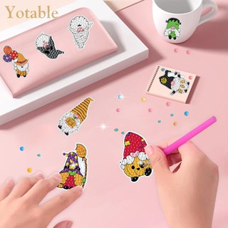 [Yotable.th] สติกเกอร์ ลายการ์ตูนโมเสค ประดับเพชร DIY สําหรับเด็ก