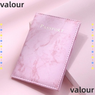 Valour 2 ชิ้น / เซต ปกหนังสือเดินทาง แฟชั่น เดินทาง หนัง แท็กกระเป๋าเดินทาง