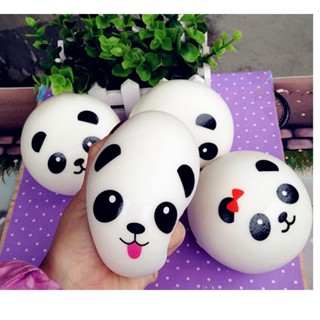 1PC Cute Panda Squishy Kawaii Buns Bread Charms Key/Bag/Cell Phone Straps Clearance sale