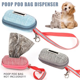 New Pet Waste Bone Bag Holder Dog Poop Poo Bag Dispenser Walking Carrying Clip