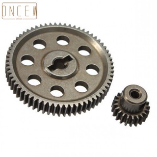 【ONCEMOREAGAIN】64T Diff Main Gear For1/10 RC Cars Metal Motor Motorcycles Pinion Gears