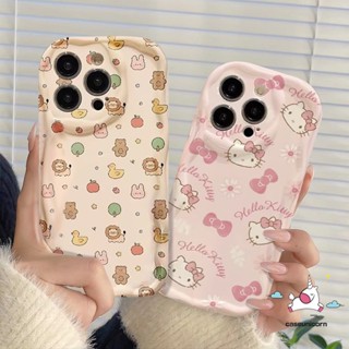 เคสโทรศัพท์มือถือ แบบนิ่ม ลายการ์ตูนคิตตี้ 3D ขอบโค้ง สําหรับ Infinix Hot 30 8 12 10 11 20 9 Play Hot 30i 8 9 10Lite Smart 7 6 6Plus 5 Note 12 G96