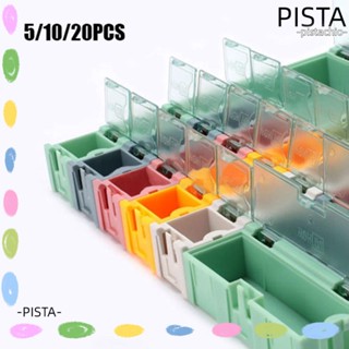 Pista กล่องเก็บของอิเล็กทรอนิกส์ SMD ขนาดเล็ก 8 สี 5 10 20 ชิ้น