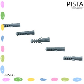 Pista สมอติดผนัง พลาสติก ไนล่อน PE M6X30 สีเทา ติดตั้งง่าย สําหรับคอนกรีต 100 ชิ้น