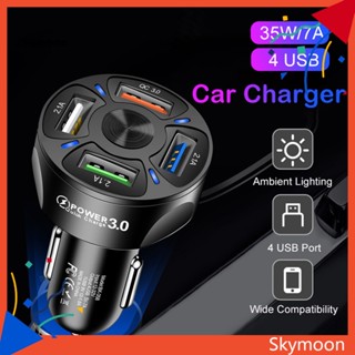 Skym* อะแดปเตอร์ชาร์จ USB ทนความร้อน สําหรับรถยนต์ QC30