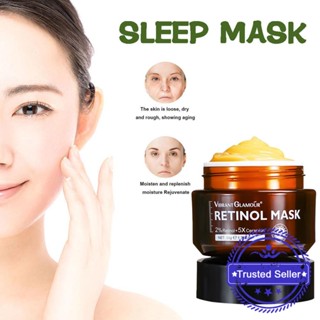 Vibrant GLAMOUR Revitalizing Retinol สลีปปิ้งมาสก์ ลดเลือนจุดด่างดํา 50 กรัม N0Q5