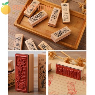 Mayshow แสตมป์ยาง สําหรับเย็บผ้า สมุดภาพ DIY