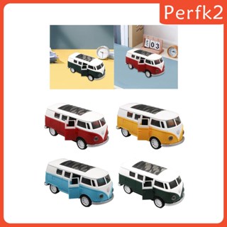 [Perfk2] โมเดลรถบัสอัลลอย สเกล 1/32 12.5x4.8x5.5 ซม. พร้อมประตูเปิดได้ ของเล่นเสริมการเรียนรู้ สําหรับเด็กผู้ชาย และเด็กผู้หญิง